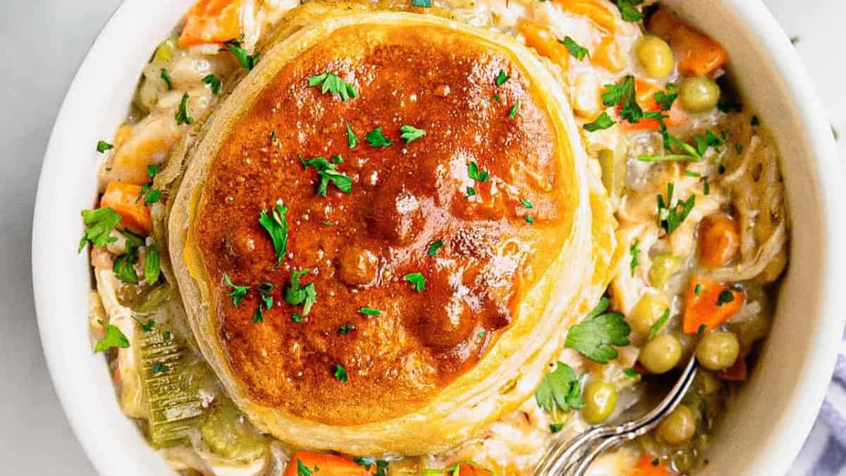 Chicken Pot Pie Casserole.