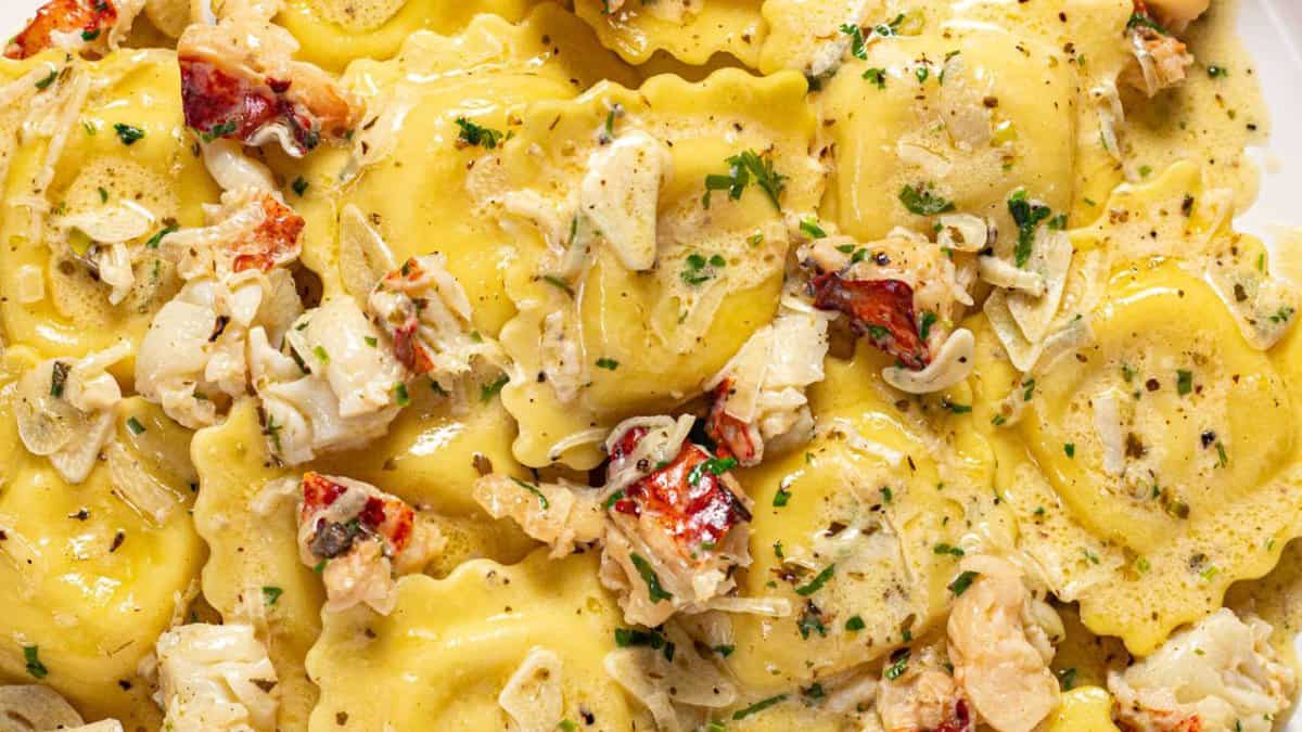 Lobster Ravioli.