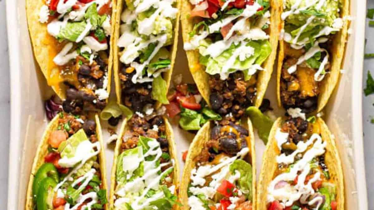 Black bean tacos.