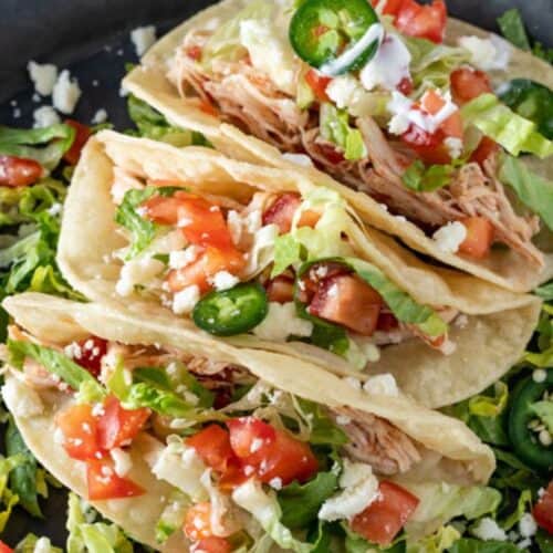 Chicken tacos.