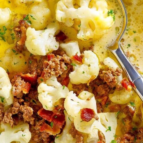 Cheeseburger soup.