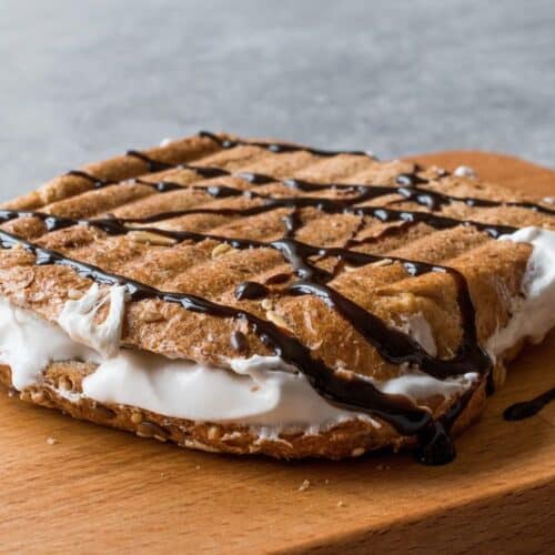 A fluffernutter sandwich.