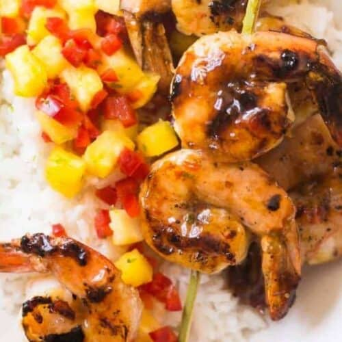Grilled shrimp.