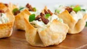 Jalapeno popper wontons.
