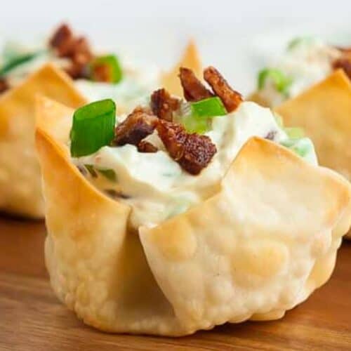 Jalapeno popper wontons.