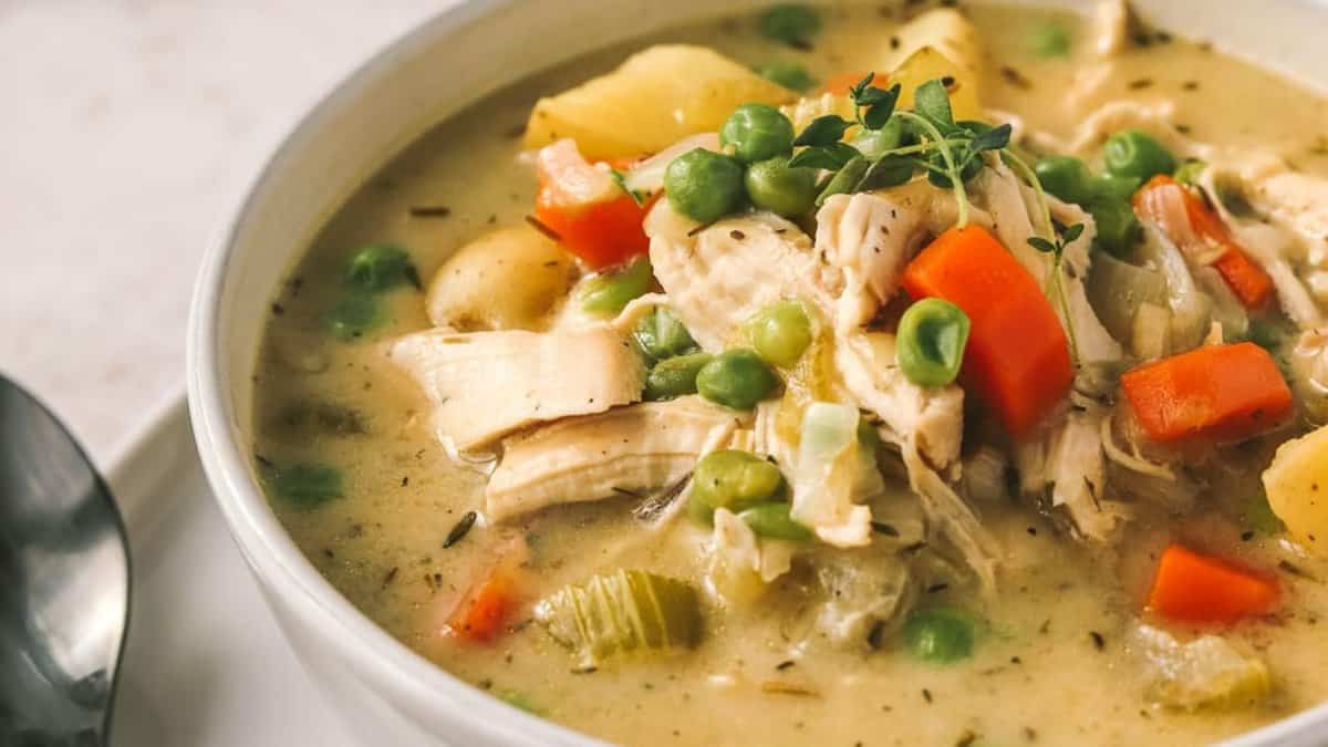 Chicken Pot Pie Soup.