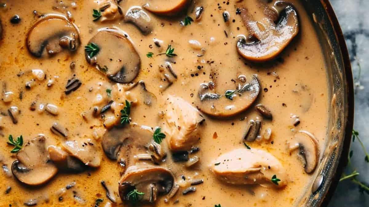 Creamy Chicken Wild Rice Soup.