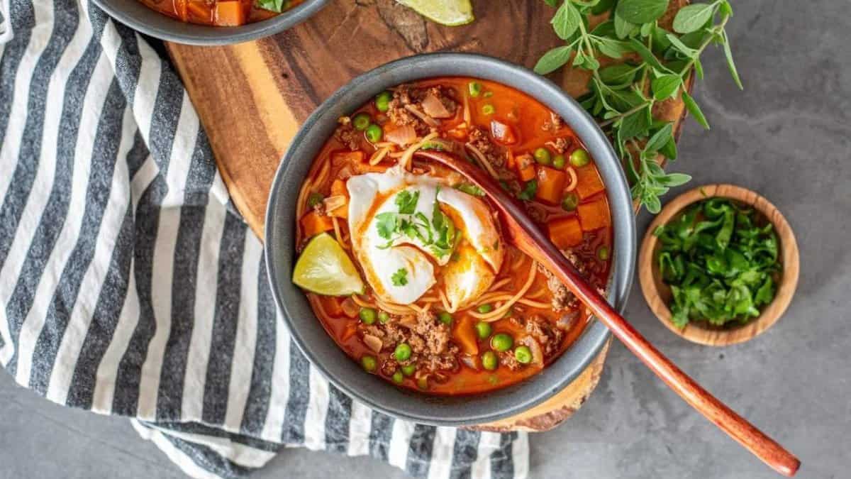 Peruvian Beef Noodle Soup.