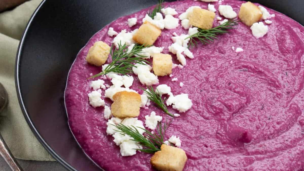 Purple Sweet Potato Soup.