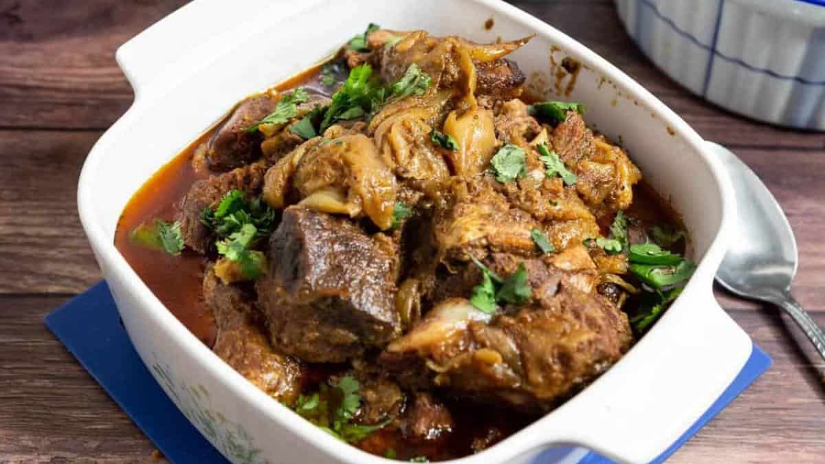 Slow Cooker Lamb Curry.