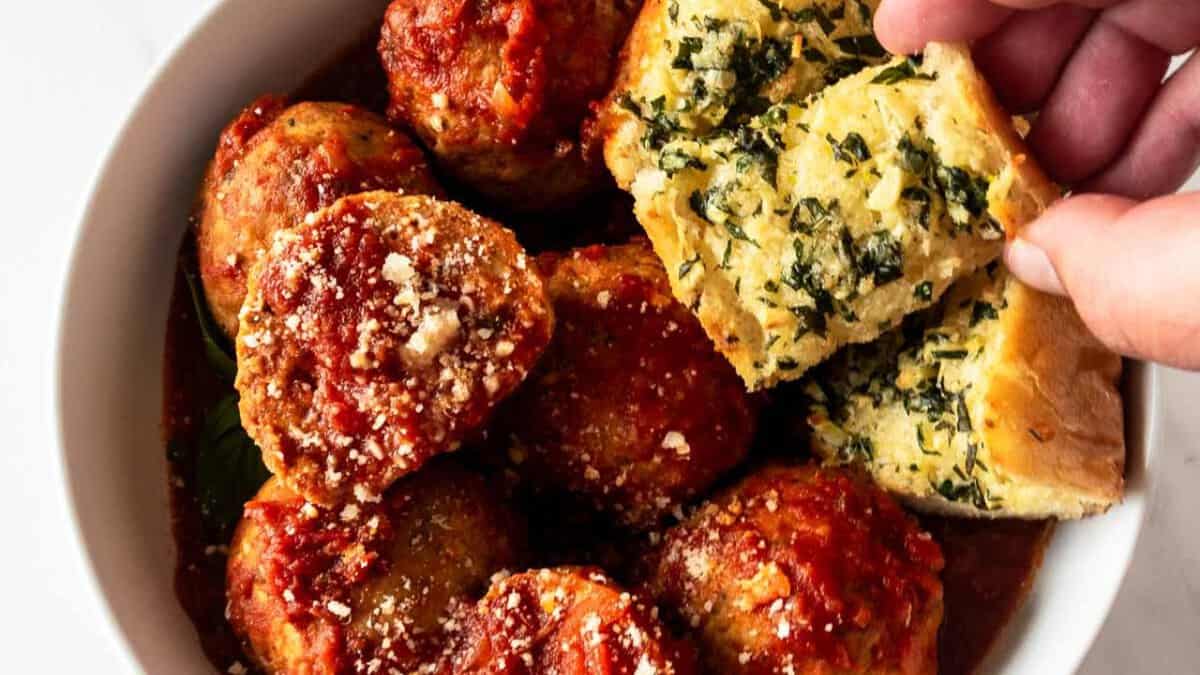 Slow Cooker Turkey Meatballs.