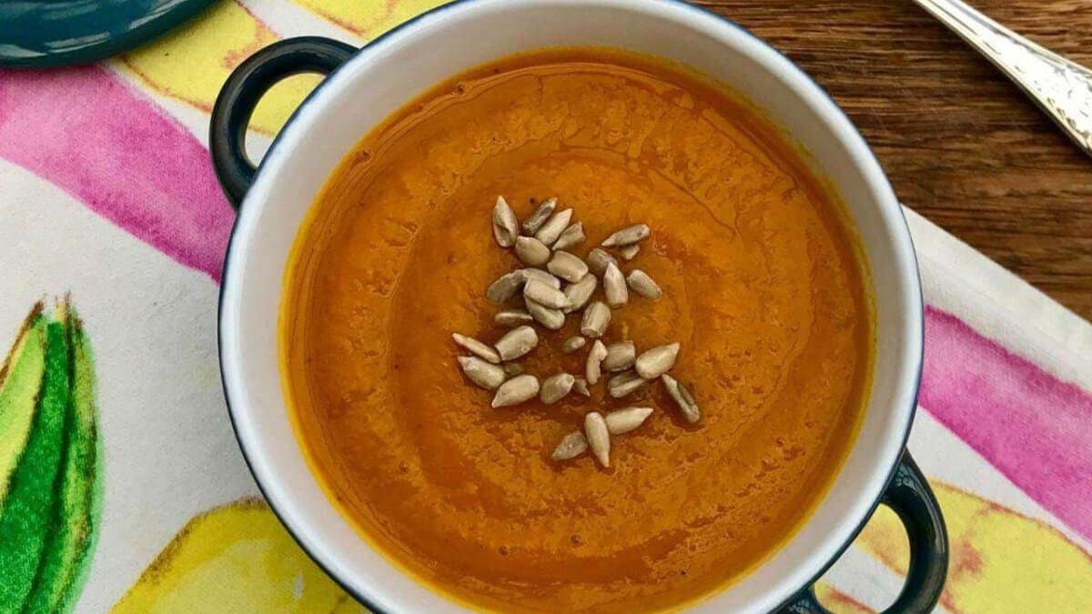 Spiced Carrot and Swede Soup.