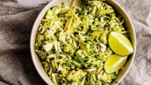 Avocado slaw.
