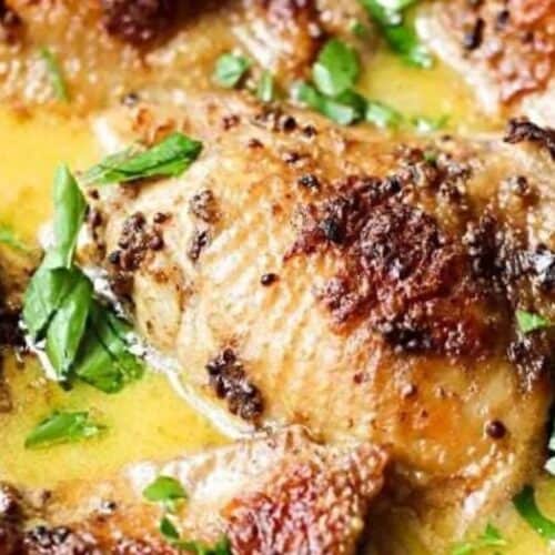 Mustard chicken.
