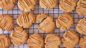 Peanut butter cookies.