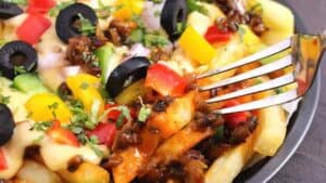 Loaded fries.