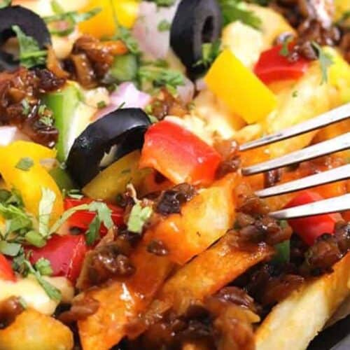 Loaded fries.