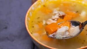 Turkey soup.