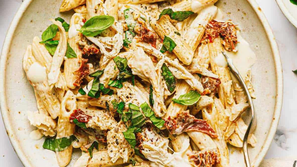 20 Minute Marry Me Chicken Pasta.