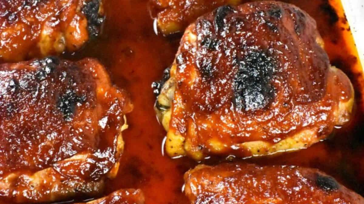 Baked BBQ Chicken.