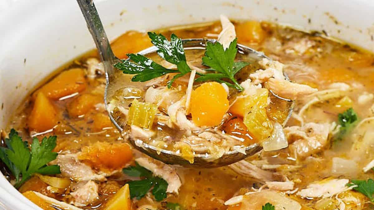 Chicken Soup with Butternut Squash.