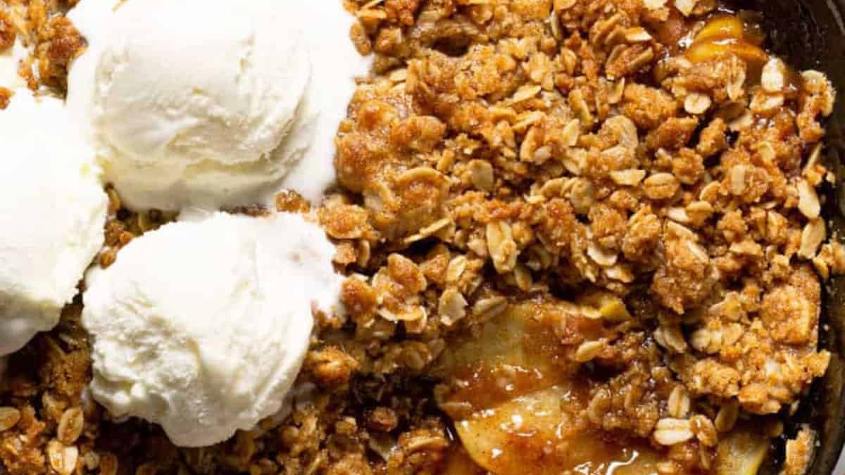 Homemade Apple Crisp.