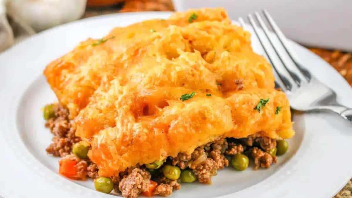 Shepards Pie with Tater Tots,