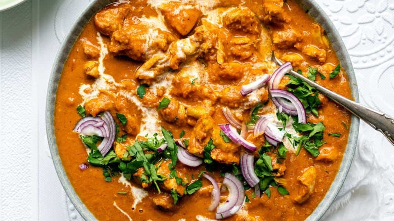 Slow Cooker Butter Chicken.