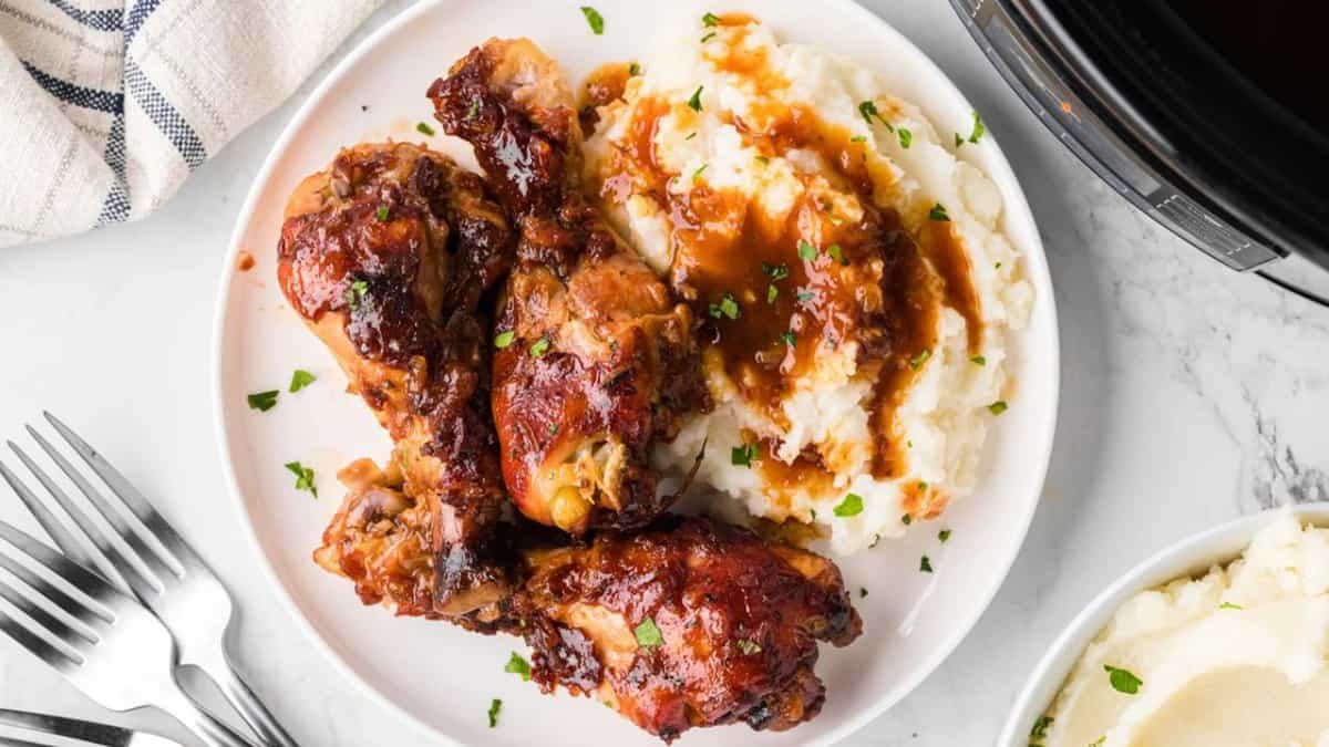 Slow Cooker Chicken in a Hurry.