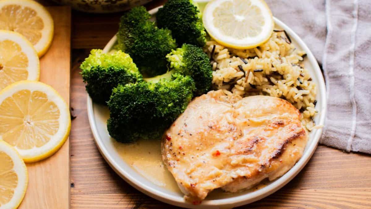 Slow Cooker Lemon Chicken.