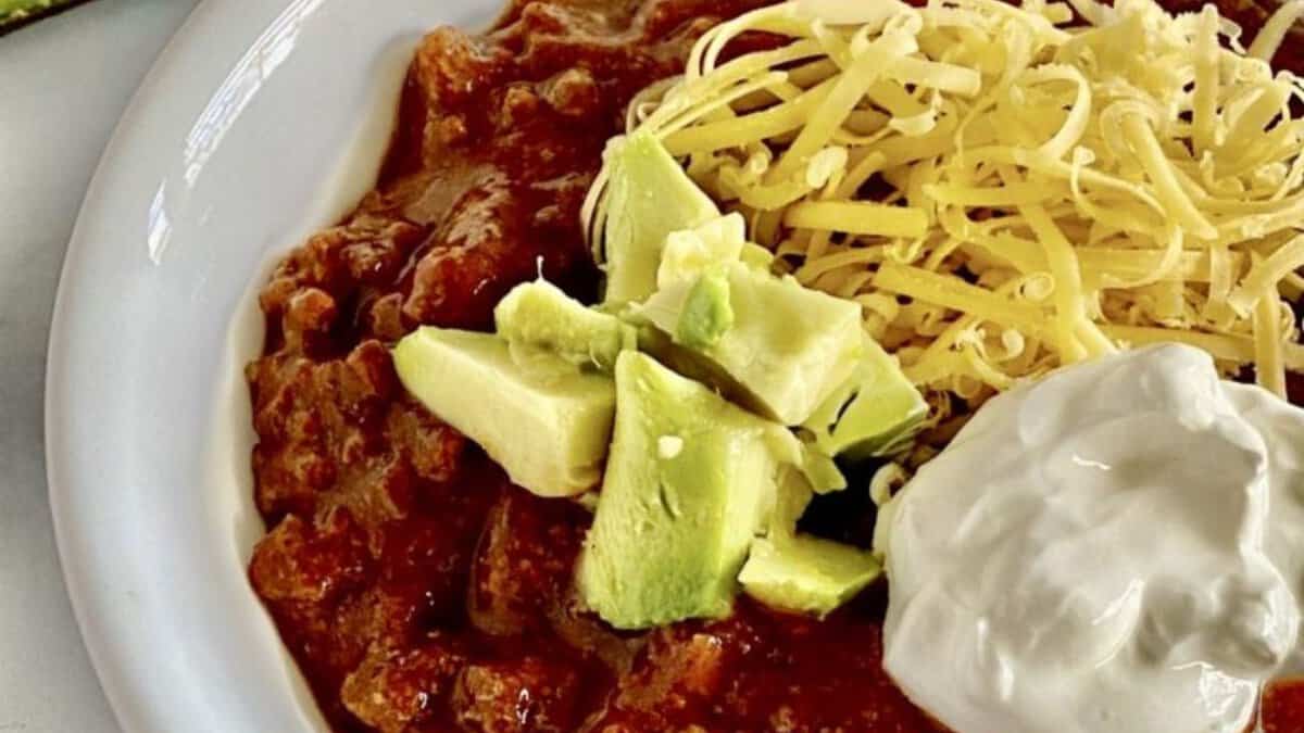 Slow Cooker No-Bean Chili.