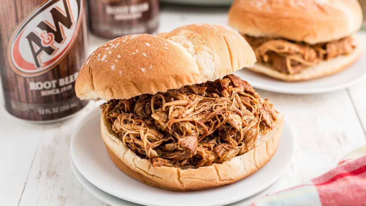 Slow Cooker Root Beer Chicken.