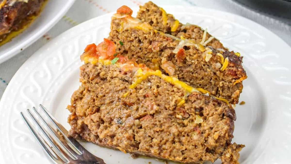 Slow Cooker Salsa Meatloaf.