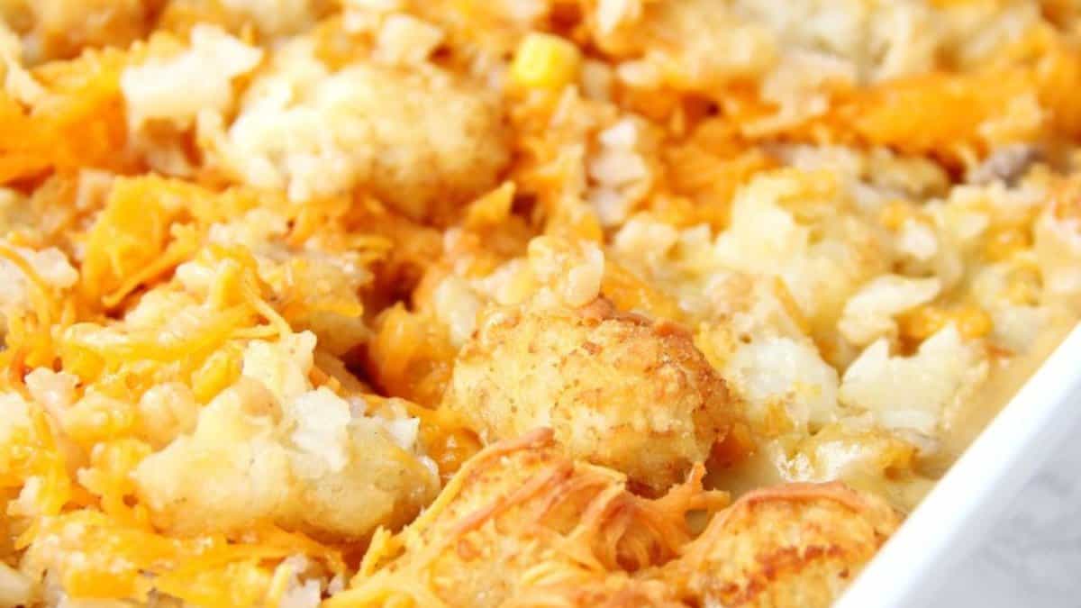 Tater Tot Casserole.