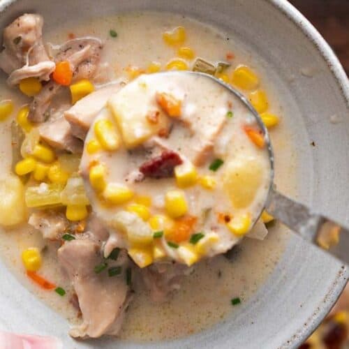 Chicken corn chowder.