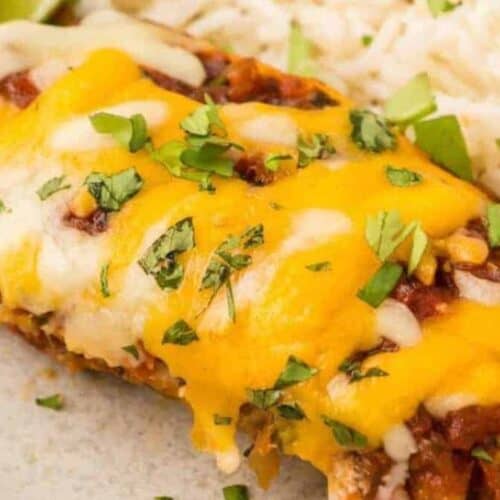 Salsa chicken.