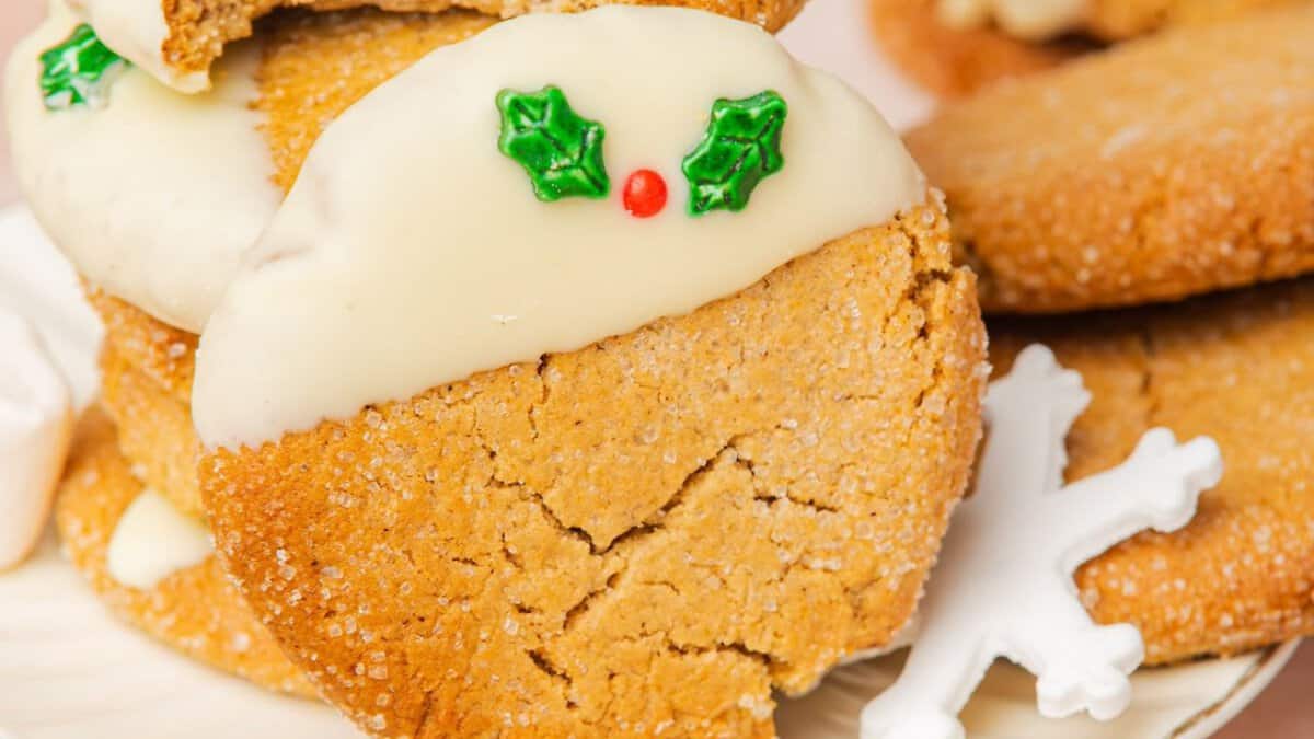 Air Fryer Gingersnap Cookies.