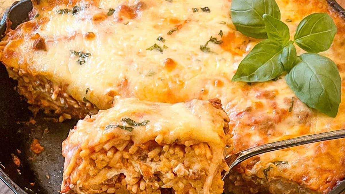 Baked Spaghetti Casserole.