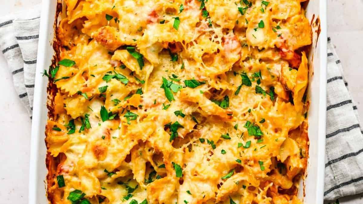 Chicken Pasta Bake.