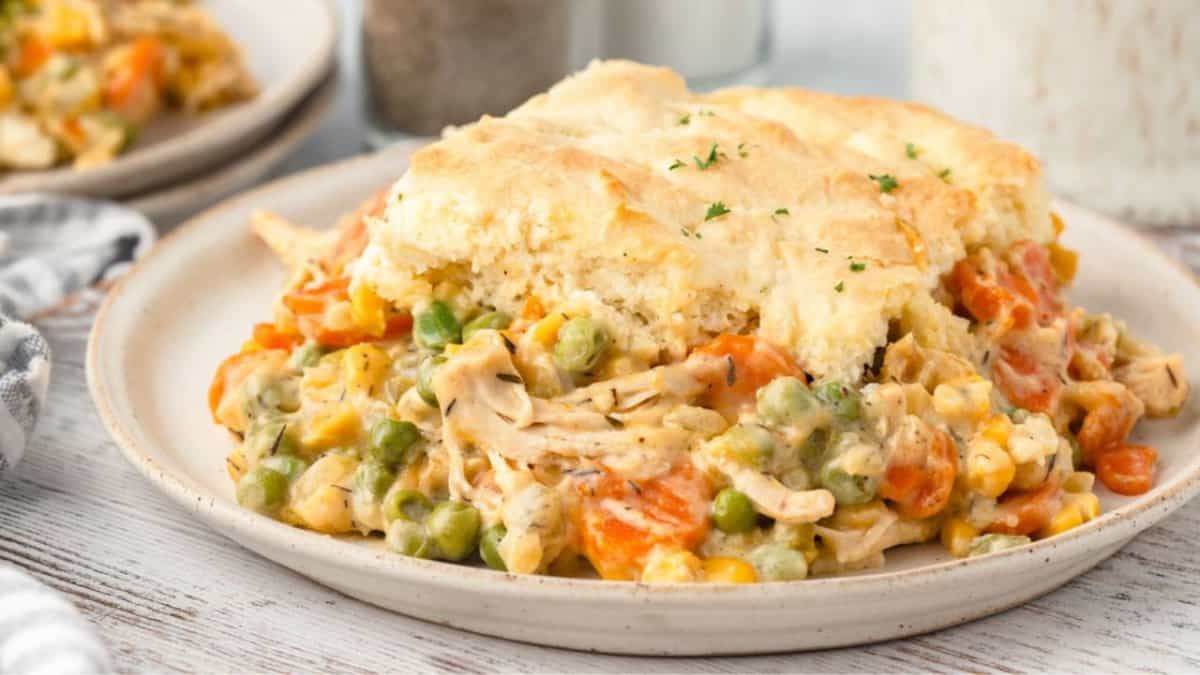 Chicken Pot Pie Casserole.