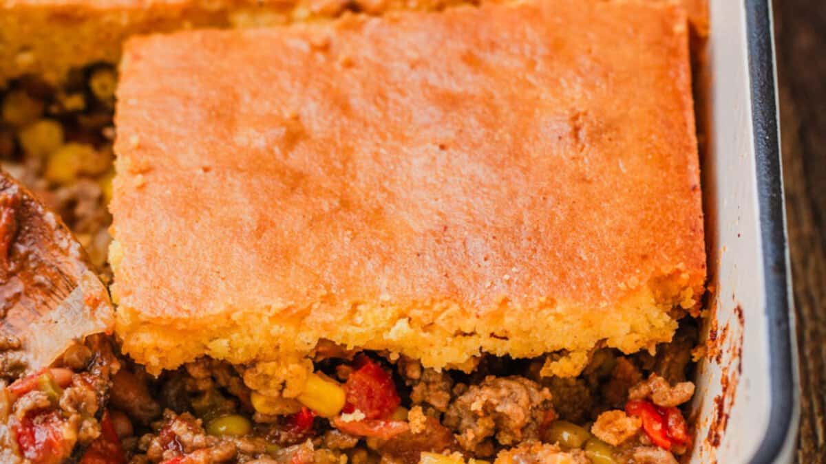 Cowboy Cornbread Casserole