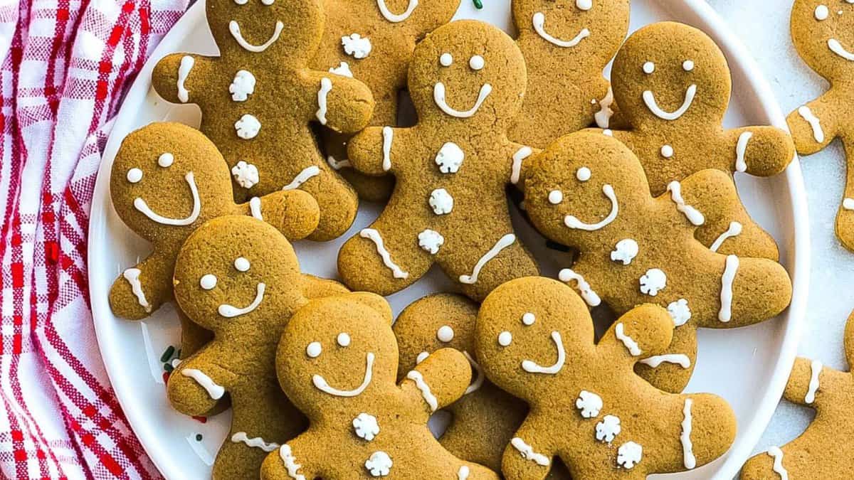 Gingerbread Men Cookies.