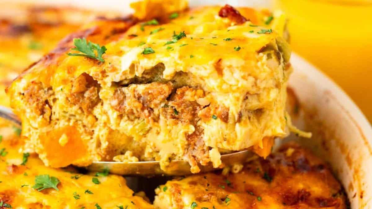 Green Chile Egg Casserole.