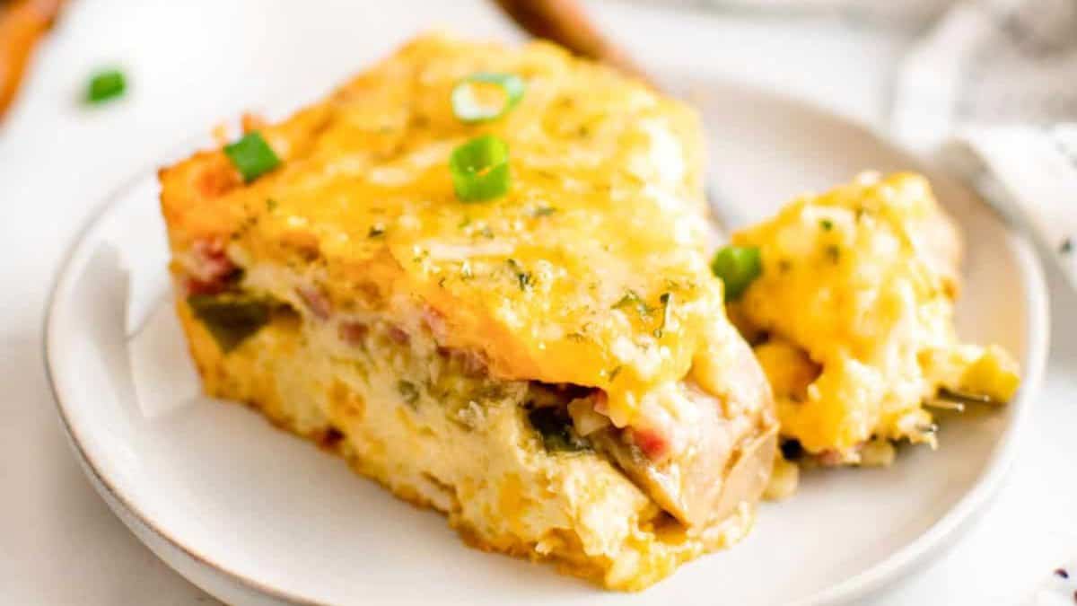 Ham Egg and Cheese Casserole.