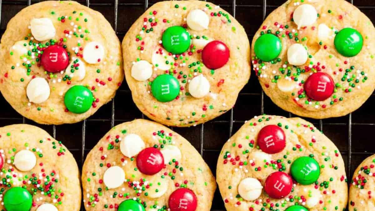 M&M Cookies.