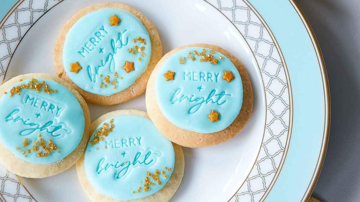 Merry & Bright Gluten-Free Sugar Cookies.