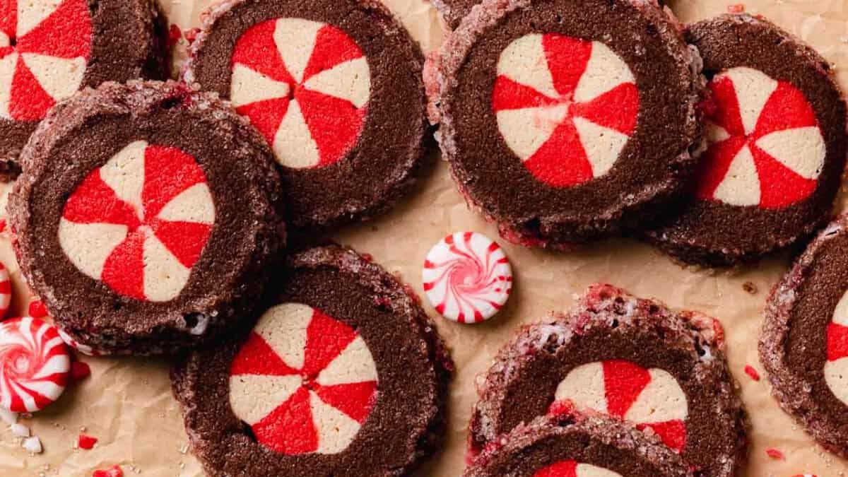 Peppermint Sugar Cookies.