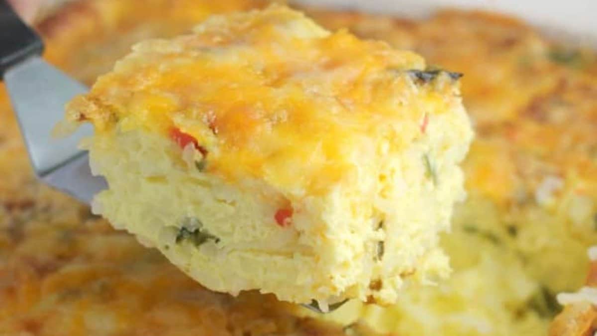 Roasted Poblano Breakfast Casserole.