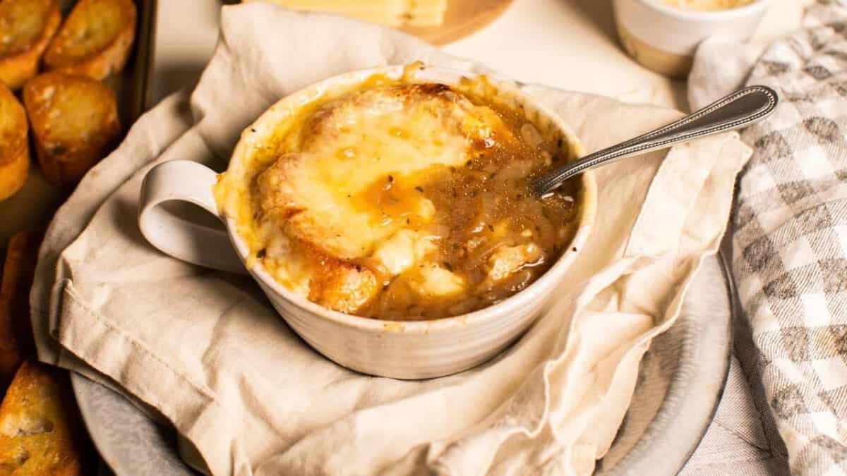 Slow Cooker French Onion Soup.