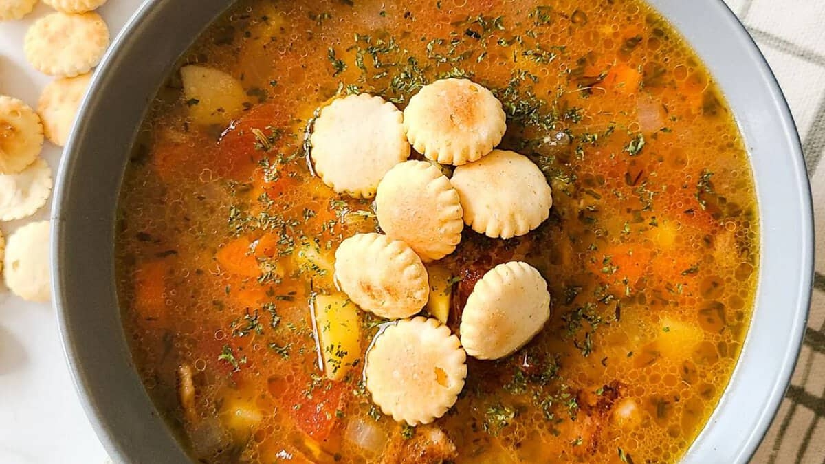 Slow Cooker Manhattan Clam Chowder.